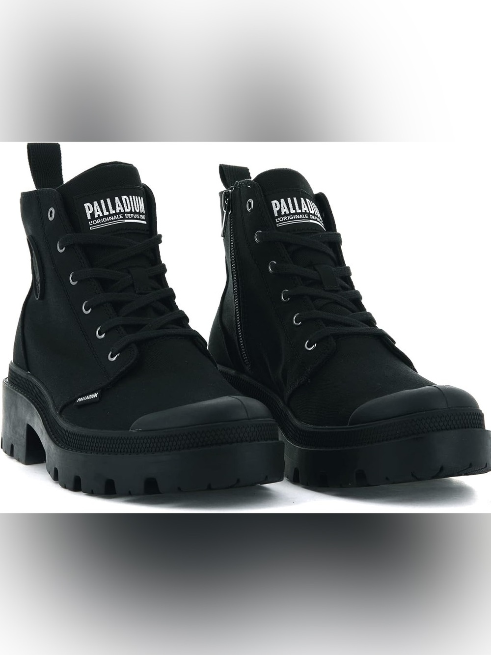 Palladium Pallabase Twill Canvas Combat Boots | NWOT